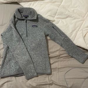 Patagonia Grey 1/4 Zip Pullover Size Small